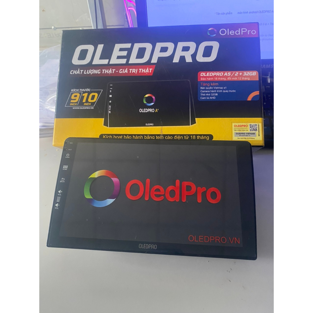 Màn Hình Android OLEDPRO A5 Ram 2GB Rom 32GB 8 Core mẫu mới 2023 tặng vietmaps2 _ Youtube Vancer