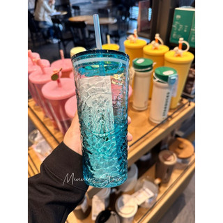 Ly Thuỷ Tinh Starbucks Waterdrop Glass Cold Cup 20Oz