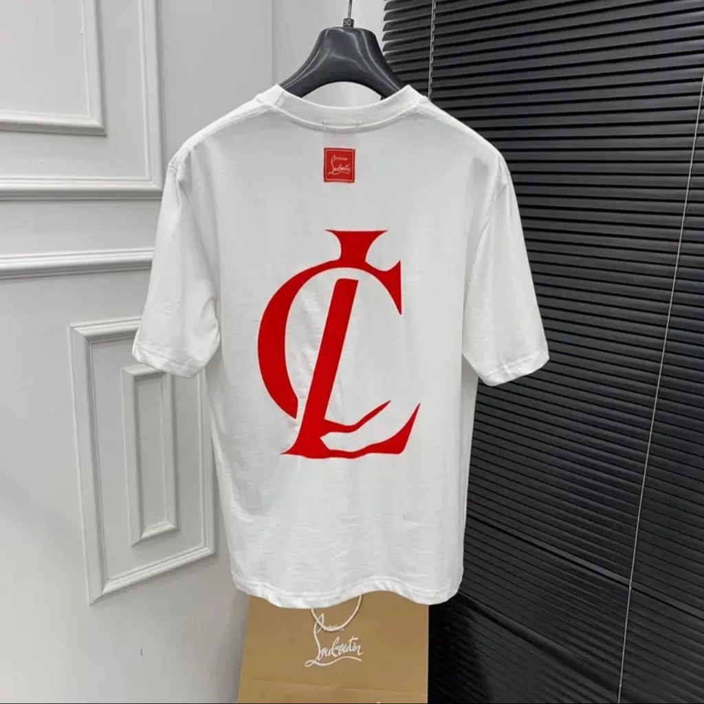 Áo Phông LC Trơn ❤ Áo Thun Tay Lỡ Logo In Chìm Chất Cotton Co Giãn 4 Chiều Dày Dặn Cực chất Siêu Hot 2023