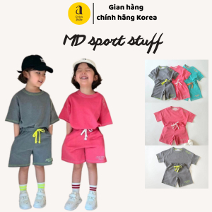 Set bộ cộc thể thao neon MDbaby made in Korea cho bé từ 24kg-27kg