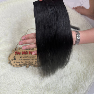 Tóc kẹp phím 2 dải tóc thật 60cm