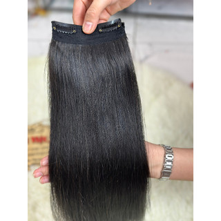 Tóc kẹp phím 2 dải tóc thật 60cm