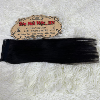 Tóc kẹp phím 2 dải tóc thật 60cm