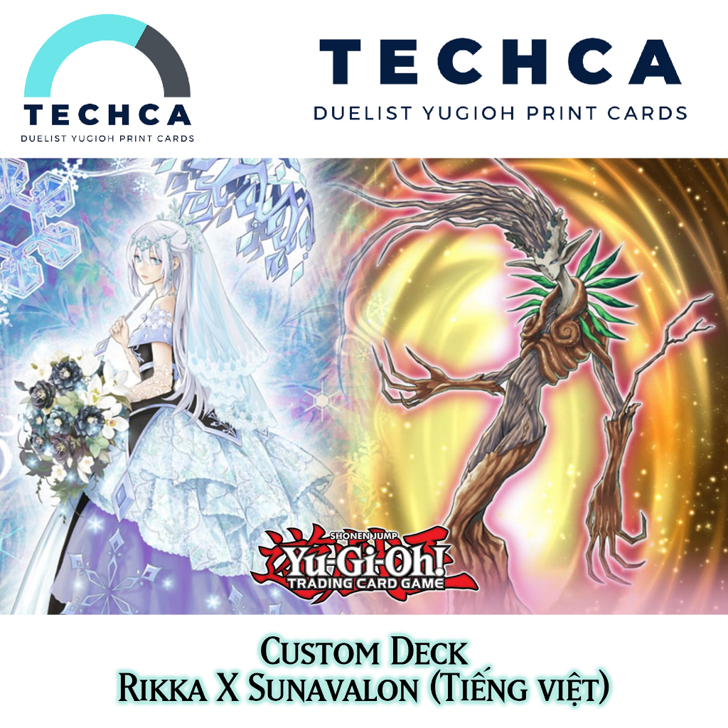 Bài In Tiếng Việt - Bộ bài Yugioh - Custom Deck - Rikka X Sunavalon