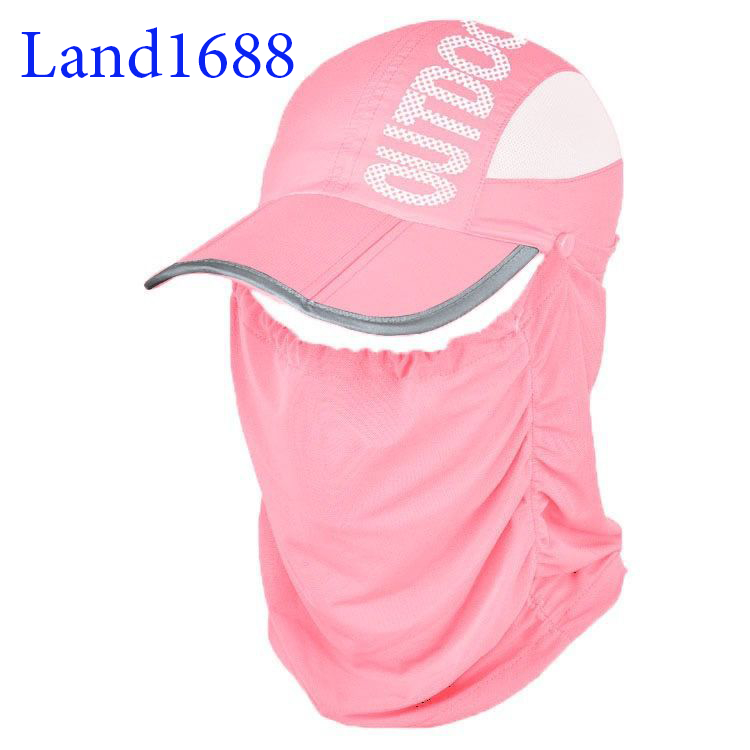 Mũ lưỡi trai kèm khăn lưới che mặt chống nắng chống tia uv đa năng-land1688