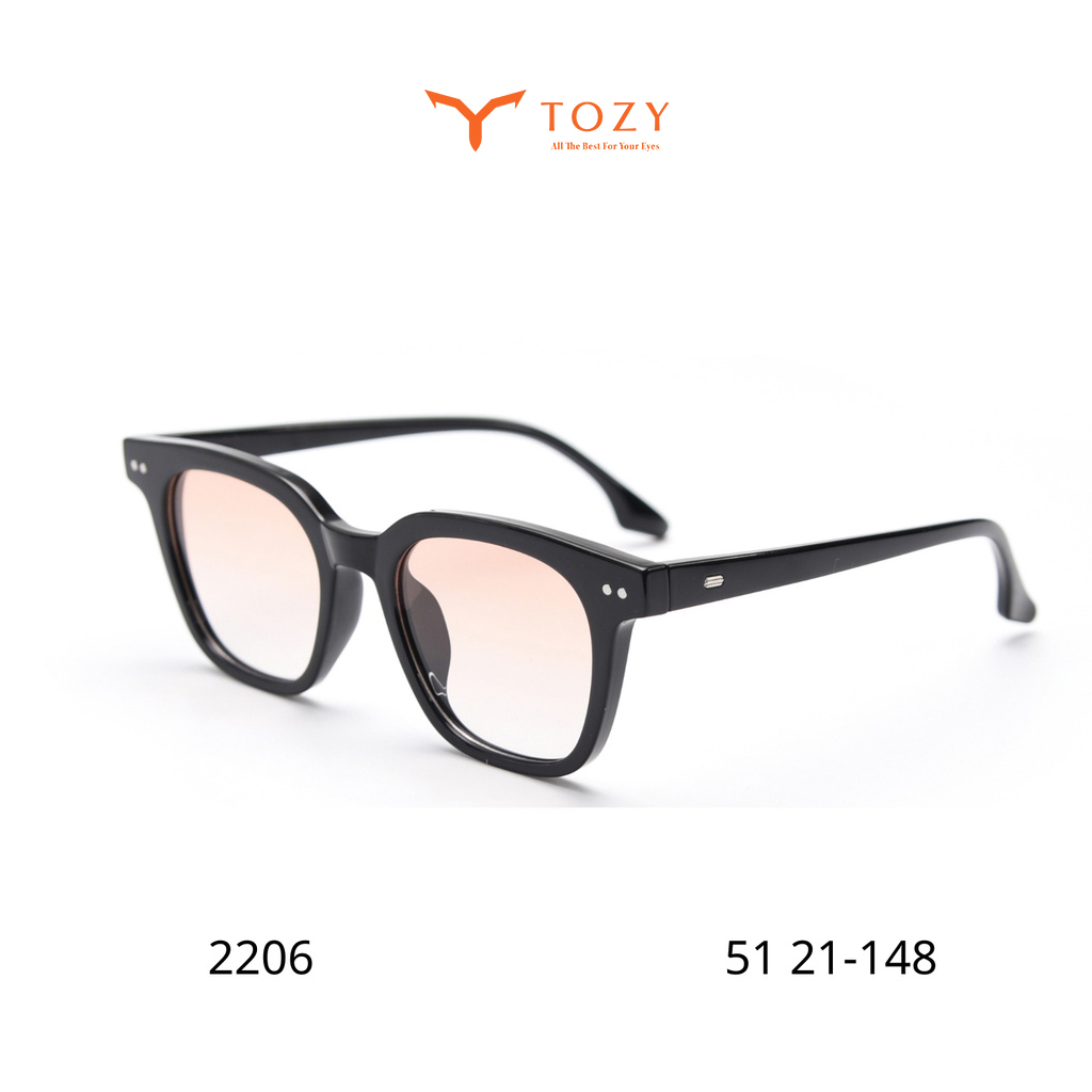 Kính râm kính mát dáng vuông thời trang nam nữ chống tia UV chống nắng - 2206