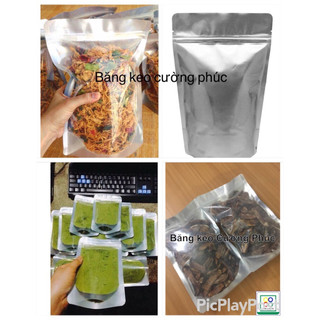 "TÚI ZIP BẠC" "TRONG-BẠC" (1 KÝ NGUYÊN) 66-300 túi tùy theo size