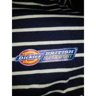 Tee dickies đen sọc trắng