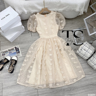 Đầm xòe tay phồng đi tiệc today style d3899 sang chảnh