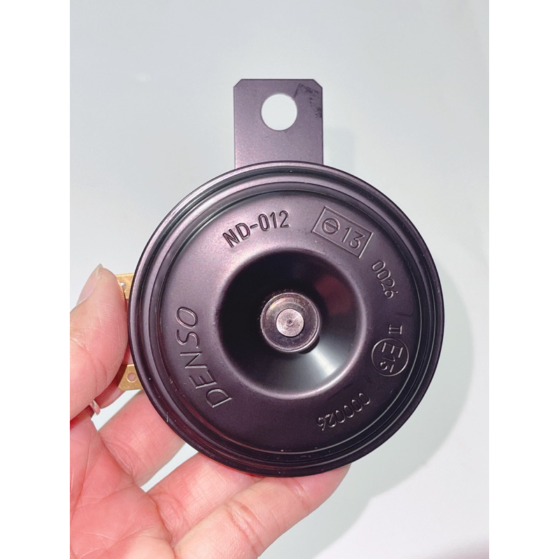 Lẻ 1 cây kèn Denso chính hãng gồm âm cao & thấp, còi Denso gắn thông dụng xe máy và oto