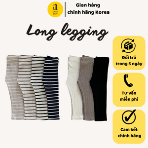 Quần legging gân mỏng hè Bonito made in Korea cho bé 8kg-15kg