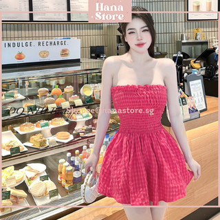 Váy JUMPSUIT nữ quây ngực hở vai mặc mùa hè cực xinh, co giãn, có quần lót trong, đầm nữ hở vai