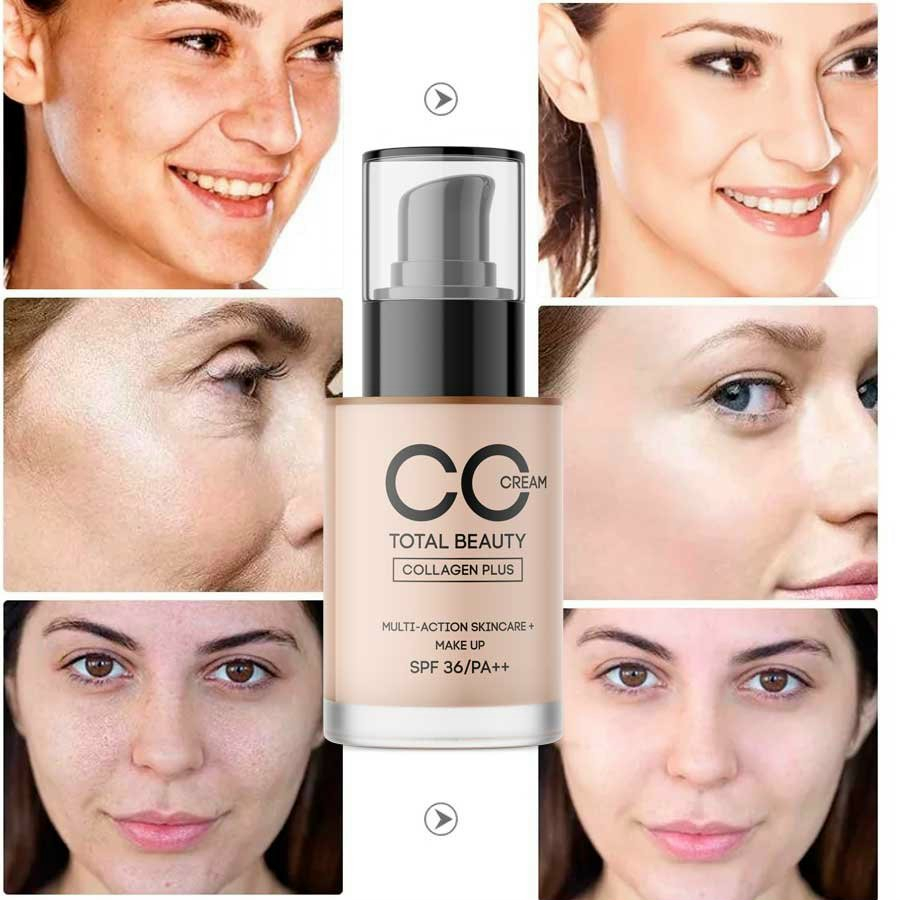 Kem Trang Điểm CC Cream Collagen LANGCE, Độ Che Phủ Hoàn Hảo Giúp Bạn Thêm Tự Tin Xuống Phố, Quynh Vy Cosmetics - Hue