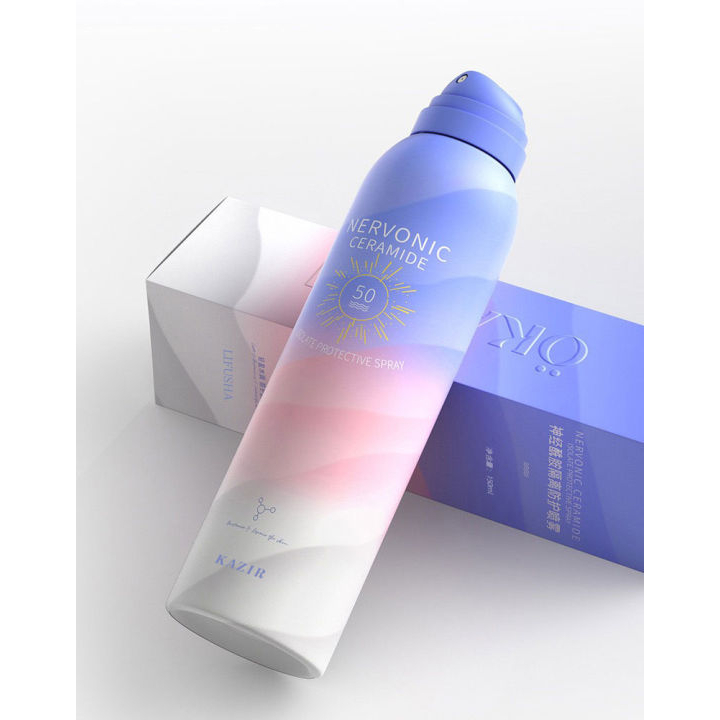 Xịt chống nắng NERVONIC 50SPF+ CHO DA DẦU không gây bí cho da