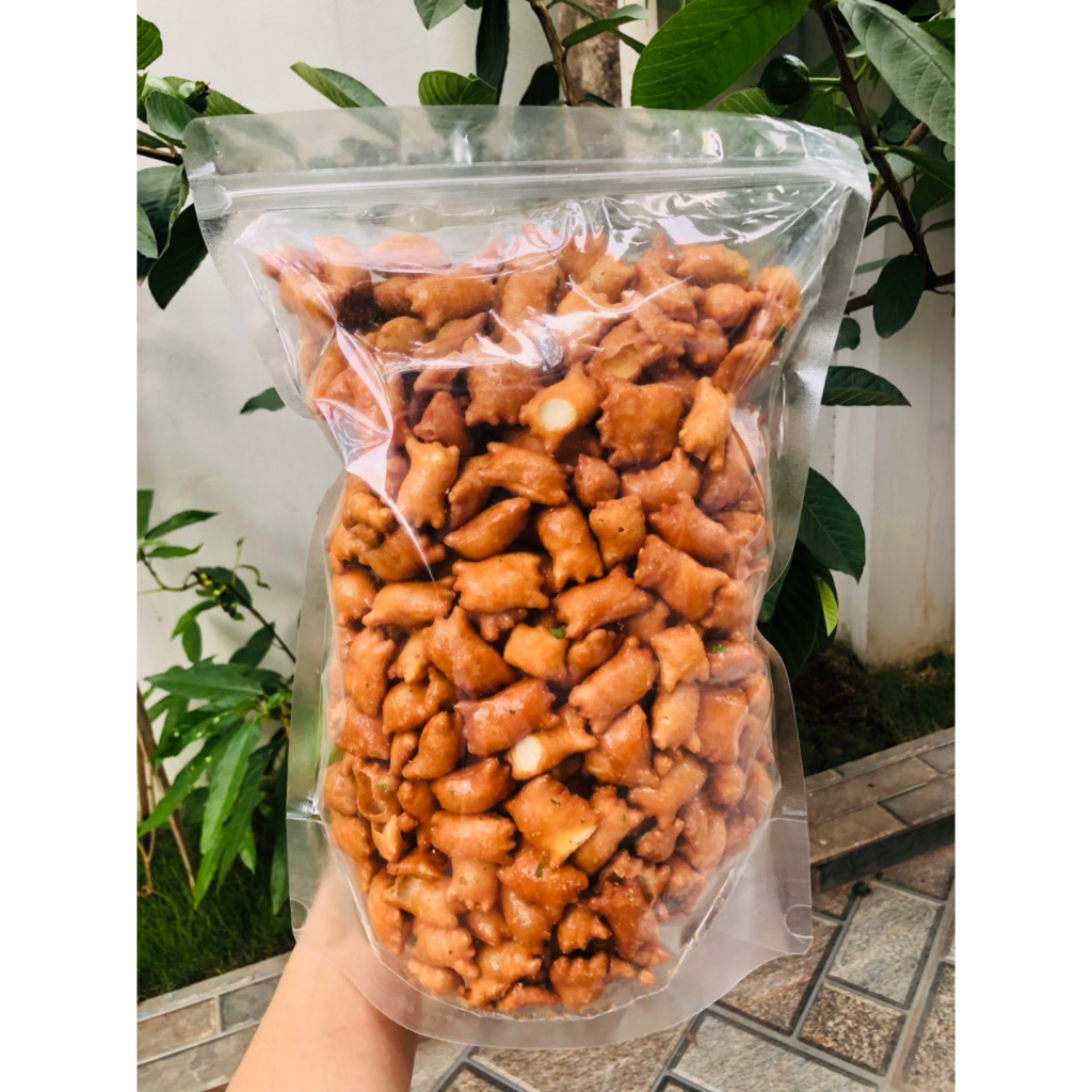 Đồ Ăn Vặt - 1 KG Quẩy Cua Béo Mỡ Hành Thơm Ngon Giòn Rụm Hấp Dẫn