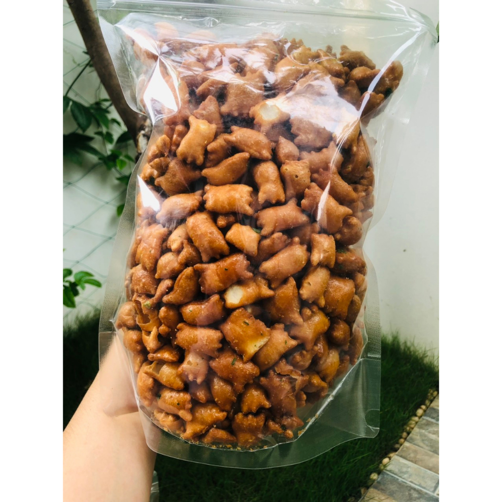 Đồ Ăn Vặt - 1 KG Quẩy Cua Béo Mỡ Hành Thơm Ngon Giòn Rụm Hấp Dẫn