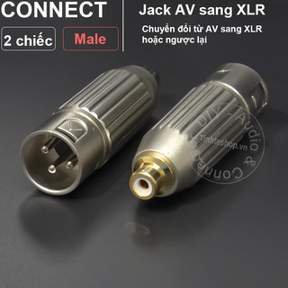 Giắc chuyển đổi Canon sang AV 2 chiếc - AV cái sang XLR đực