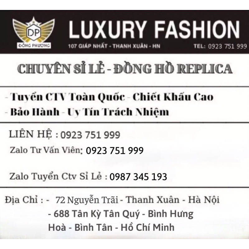 Đồng Hồ Nam Rolex GMT Master II Nhà Máy RL Siêu Cấp Như Au - Máy Automatic Thụy Sĩ - Size 40mm - Bảo Hành 5 Năm