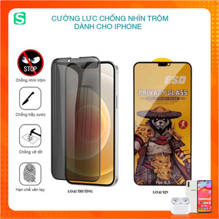 Kính Cường Lực Chống Nhìn Trộm Cho iP 14 Pro IP 12 12 pro 12 Pro max 6 6s 7G 8G 6P 7P 8P X XS Max 11 PRO 11 PRO MAX
