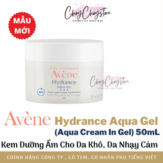 (TEM CTY) Kem Dưỡng Avene Hydrance Aqua Cream In Gel 50mL Gel dưỡng ẩm cho da khô, mất nước nhạy cảm