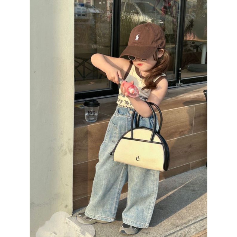 Bộ  áo chữ quần xuông túi cá tính bé gái