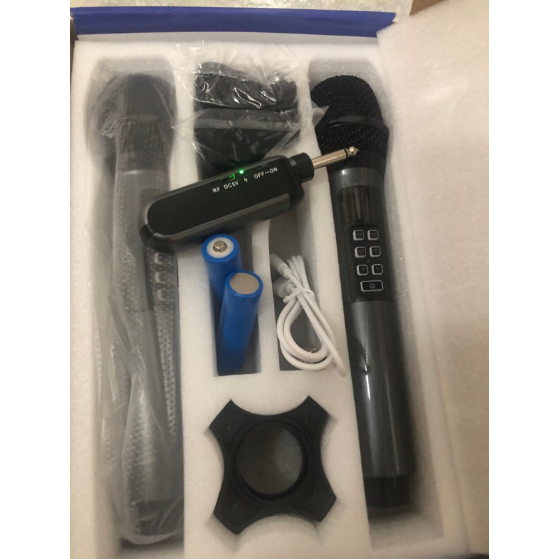 Micro karaoke đa năng UHF Baobaomi - hàng nhập khẩu loại xịn, mic hút hơi mạnh, hát nhé, tiếng sáng và ấm, chống hú