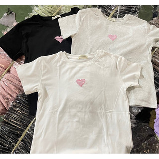 Áo babytee hình trái tim - ảnh thật 3 màu