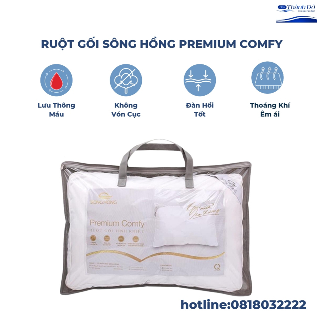 Ruột gối sông hồng cao cấp premium comfy