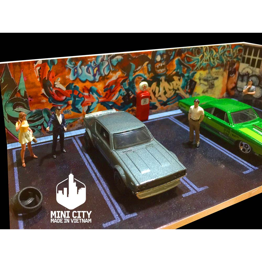 Bãi đỗ xe trong thành phố 1:64