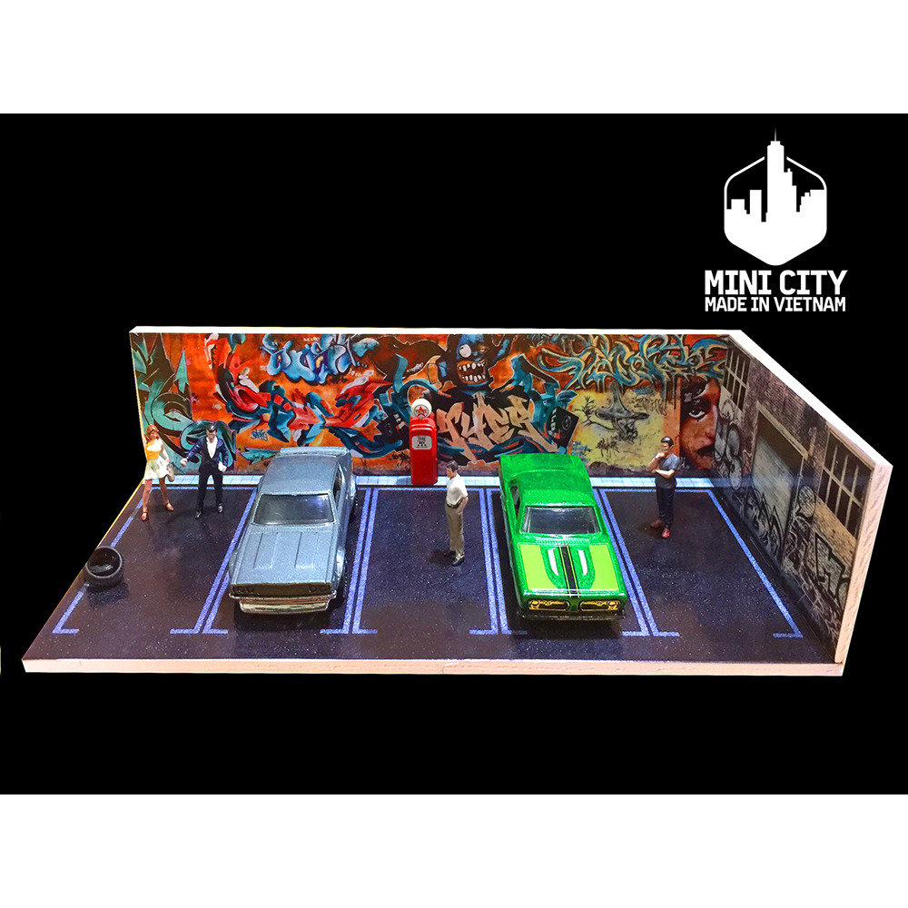 Bãi đỗ xe trong thành phố 1:64