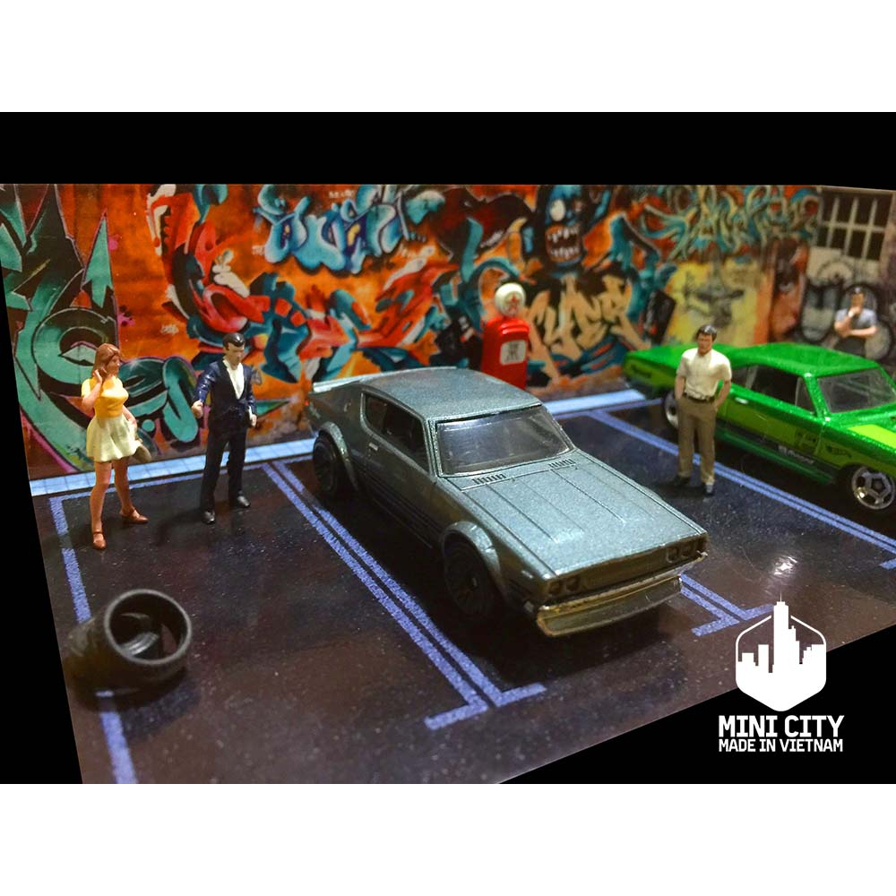 Bãi đỗ xe trong thành phố 1:64