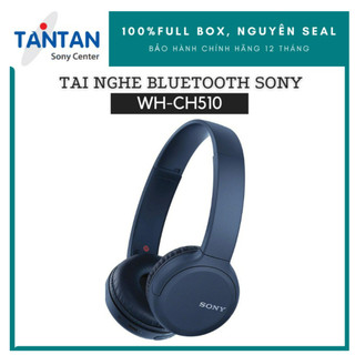 Tai Nghe Choàng Đầu BLUETOOTH Sony WH-CH510 | Pin: 35h ,Sạc nhanh - Cổng USB Type-C - Bluetooth 5.0 - Microphone