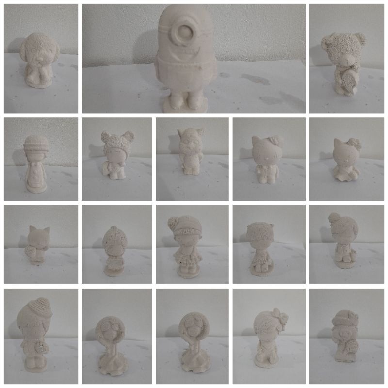 Tượng thạch cao tượng tô màu 7cm đến 10cm
