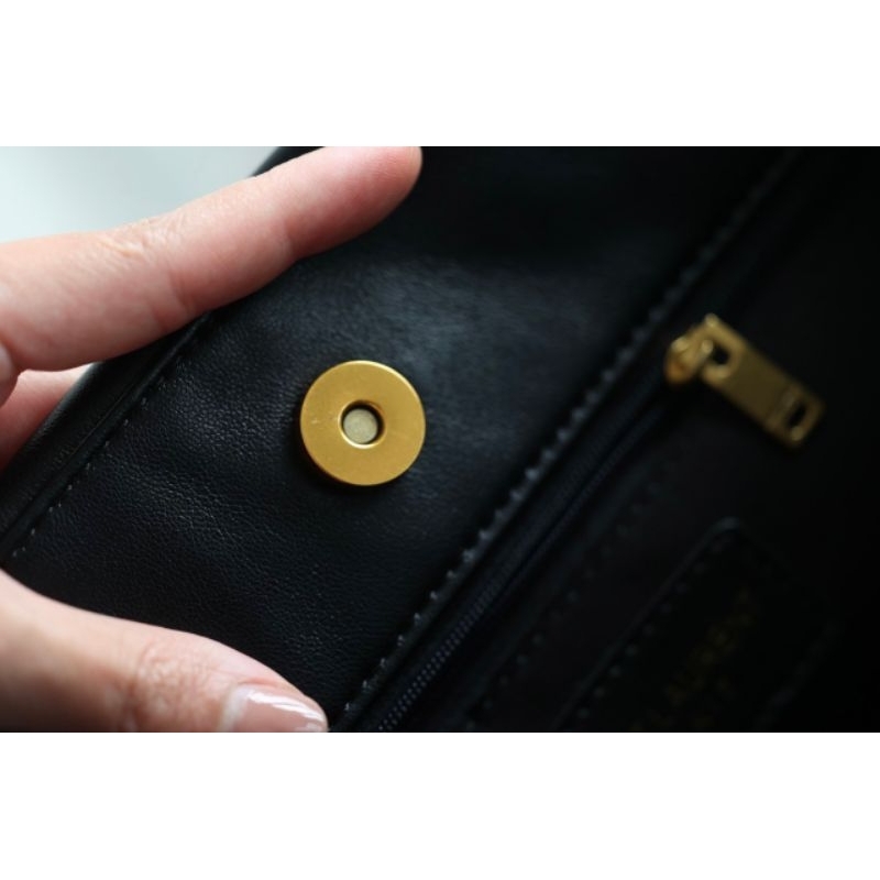 Túi xách nữ Y.S.L Hobo bag da thật cực nét sz30x36cm khóa vàng đặc fullbox nam châm