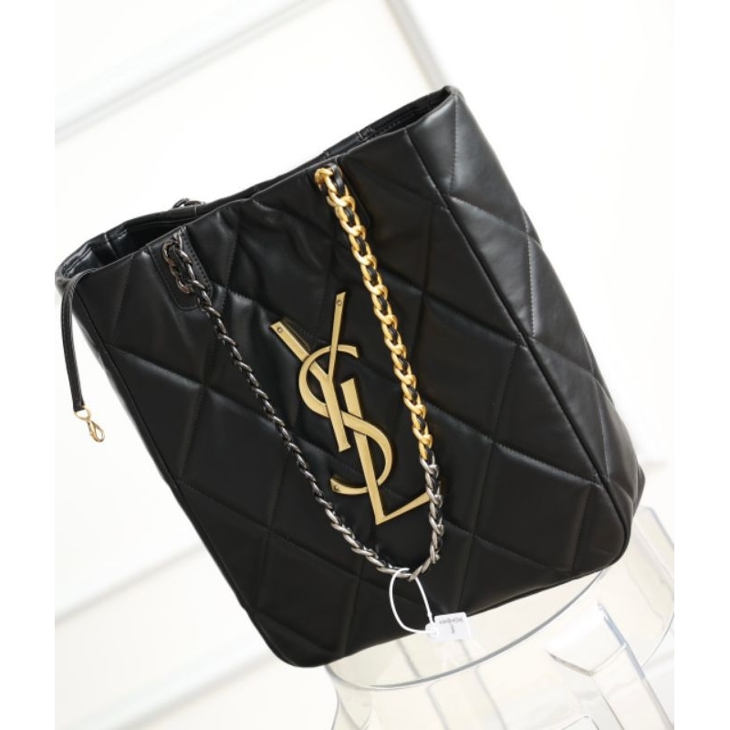 Túi xách nữ Y.S.L Hobo bag da thật cực nét sz30x36cm khóa vàng đặc fullbox nam châm