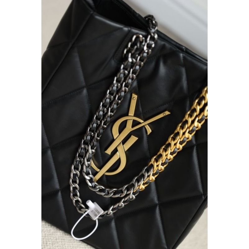 Túi xách nữ Y.S.L Hobo bag da thật cực nét sz30x36cm khóa vàng đặc fullbox nam châm