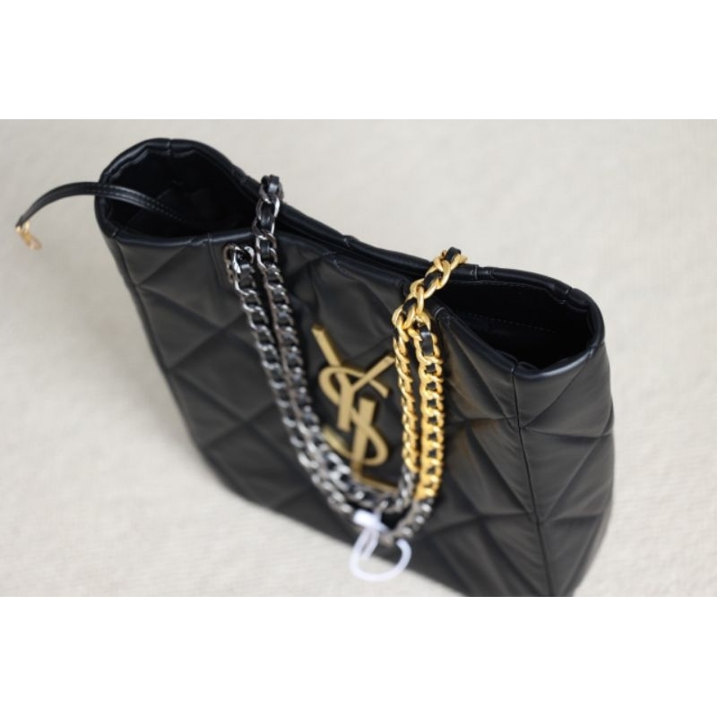 Túi xách nữ Y.S.L Hobo bag da thật cực nét sz30x36cm khóa vàng đặc fullbox nam châm