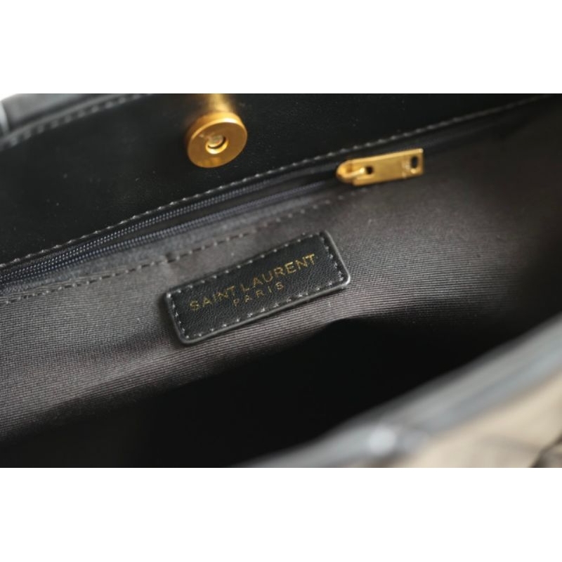 Túi xách nữ Y.S.L Hobo bag da thật cực nét sz30x36cm khóa vàng đặc fullbox nam châm