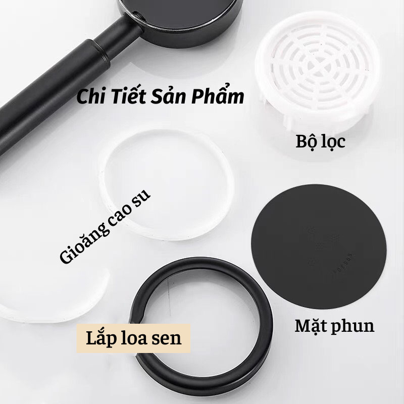 Vòi Hoa Sen Nóng Lạnh Kiko Tăng Áp Inox Không Gỉ Tăng Áp