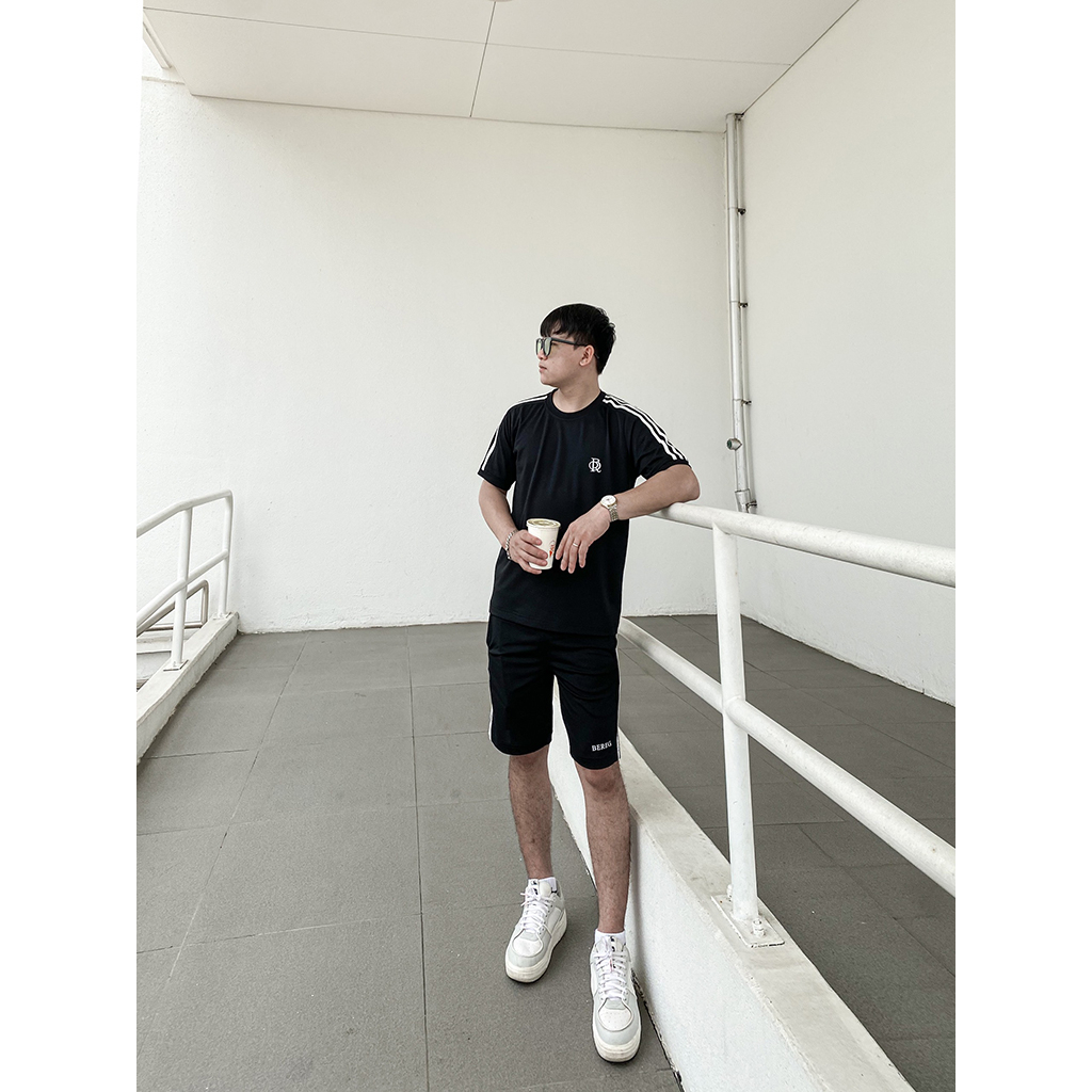 Bộ thể thao nam phối dây viền thời trang thiết kế Be Reg