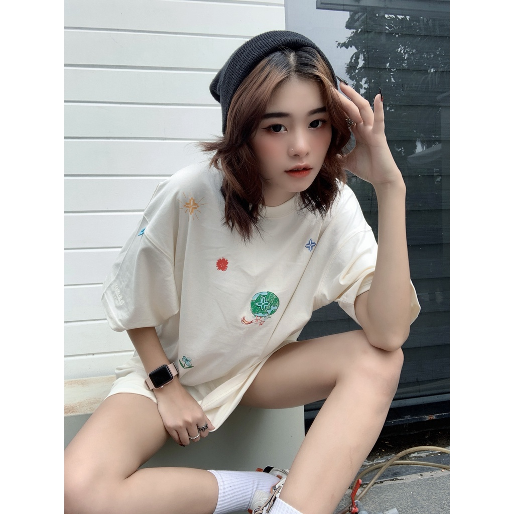 Áo Thun Levents LOVEYOU Special Cream Nam Nữ Form Rộng Chất Liệu Cotton, Áo Phông Levents Unisex Cbmhome