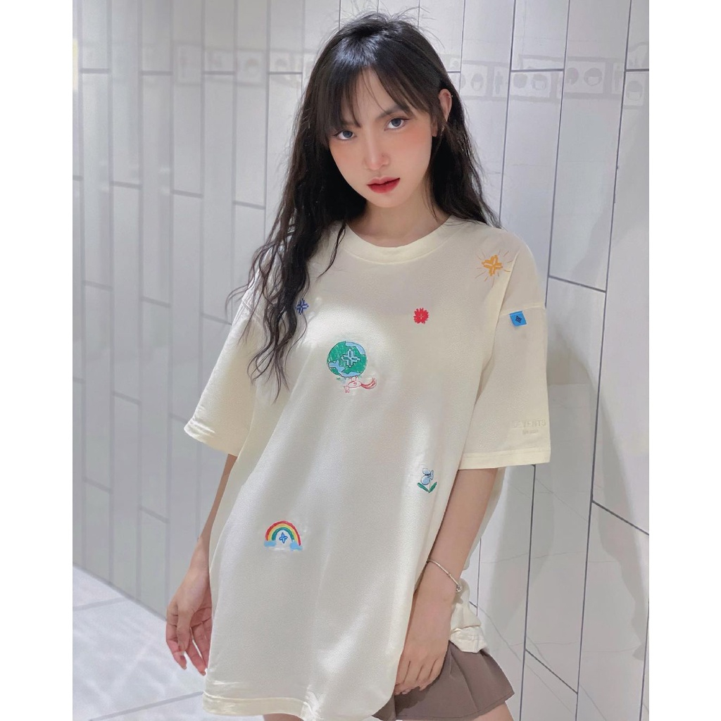 Áo Thun Levents LOVEYOU Special Cream Nam Nữ Form Rộng Chất Liệu Cotton, Áo Phông Levents Unisex Cbmhome