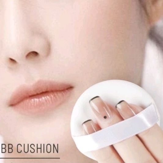 Bông mút tròn tán cushion, kem nền, phấn nước mềm mại