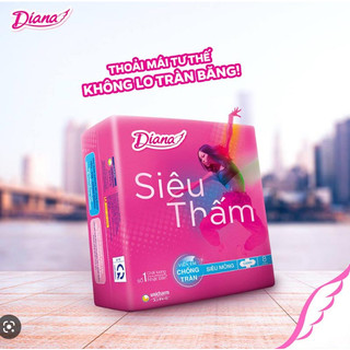 Băng Vệ Sinh Diana Siêu Thấm Mỏng Cánh (8 miếng)