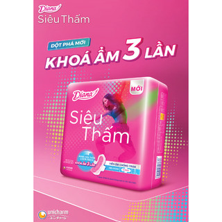 Băng Vệ Sinh Diana Siêu Thấm Mỏng Cánh (8 miếng)