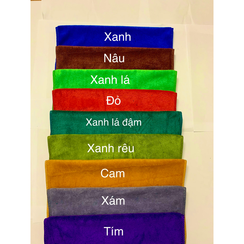 Khăn Đa Năng, Làm khăn nail, khăn làm móng, khăn spa, khăn lau xe ô tô. Chất liệu Microfiber