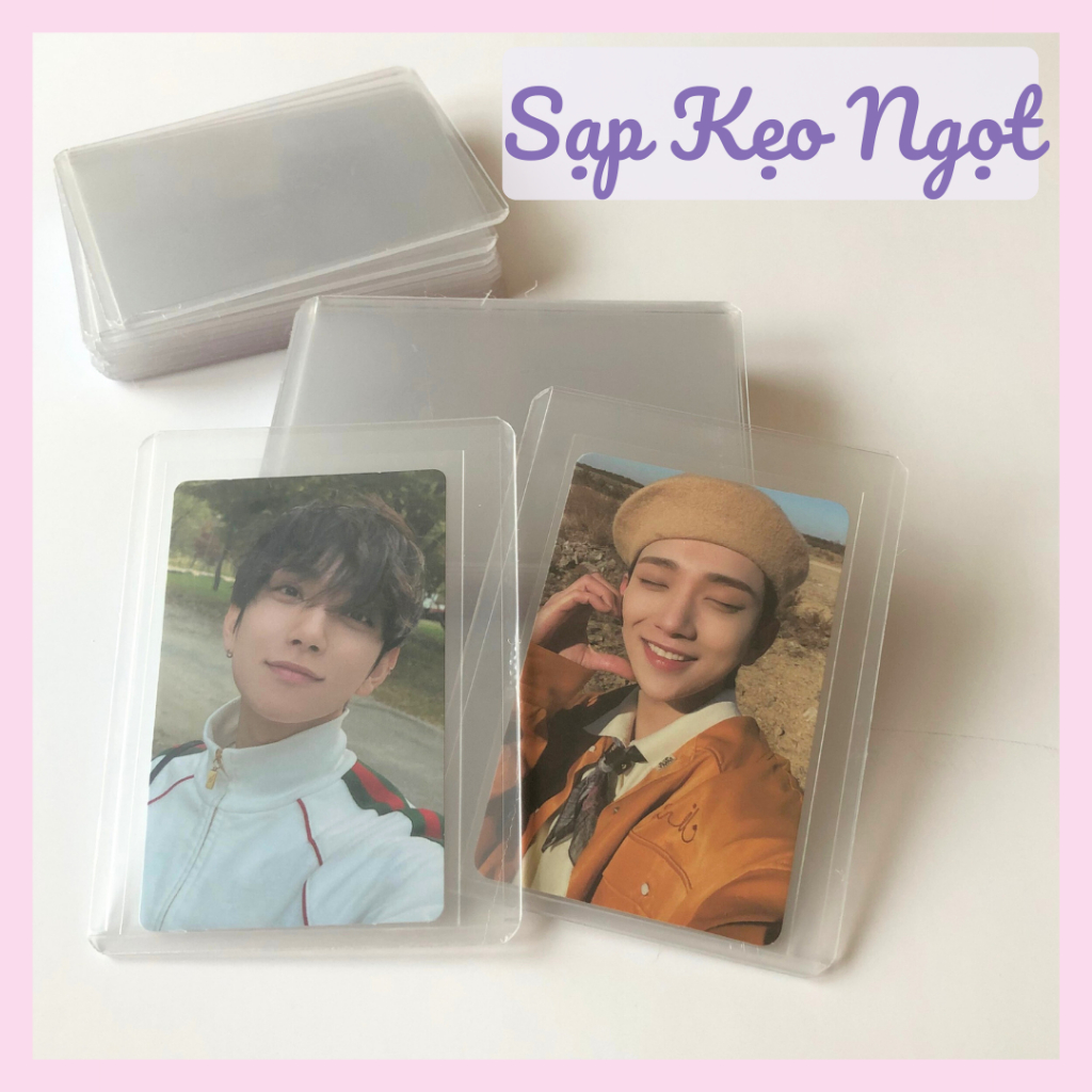 🍭 Toploader B8 đựng card ảnh idol Kpop, đựng card Anime khổ dọc có seal chống xước