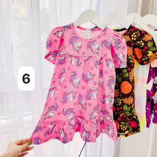 Váy thun cotton tay búp VNXK bé gái (link 2)