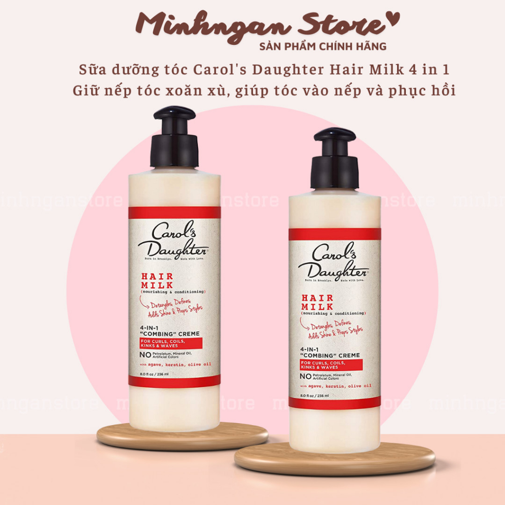 SỮA DƯỠNG TÓC CAROL'S DAUGHTER HAIR MILK 4-IN-1 COMBING CREME