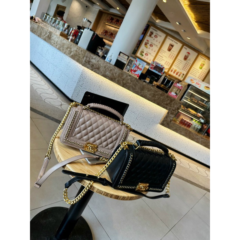 Boy viền xích đeo chéo,đeo vai size 25